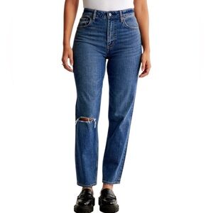 Abercrombie & Fitch The Mom High Rise Curve Love